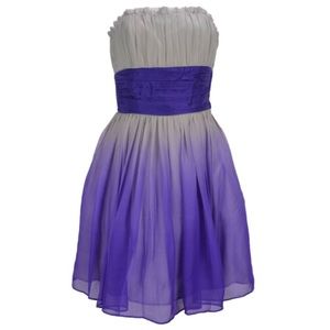 Betsy Johnson authentic gray & purple ombré dress